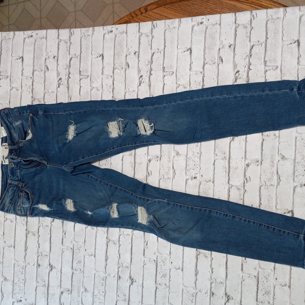 GARAGE TAILLE HAUTE HIGH WASTE JEANS